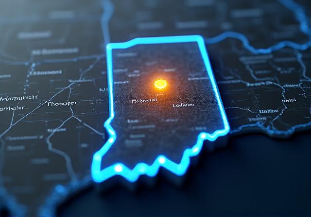 Map of Berry Trucking service area and Midwest logistics hubs